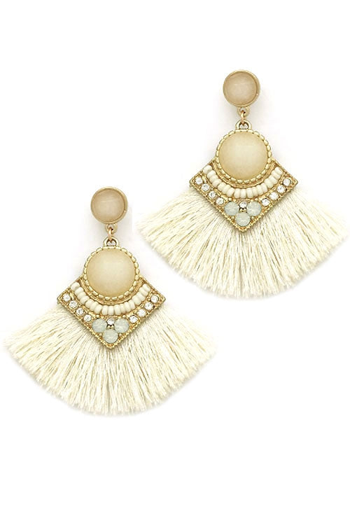 Ivory Elegant Fair Earrings