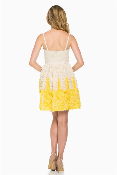 Pineapple Chiffon Dress